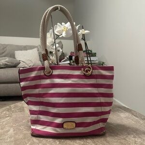 Micheal Kors nautical canvas bag